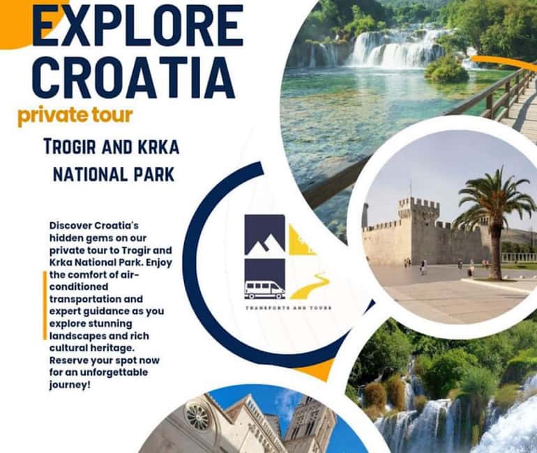 Private tour from Split area: Trogir and Krka National Park - Starting anywhere in Split County