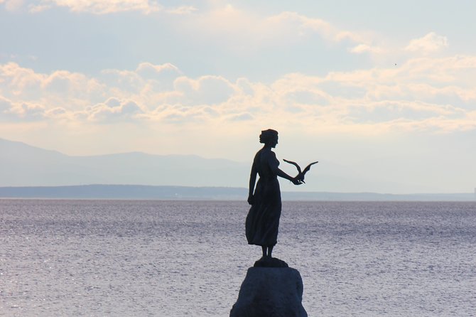 Private walking tour Opatija -Romantic spotlight of the Adriatic - The Maiden With the Seagull: Opatija’s familiar symbol