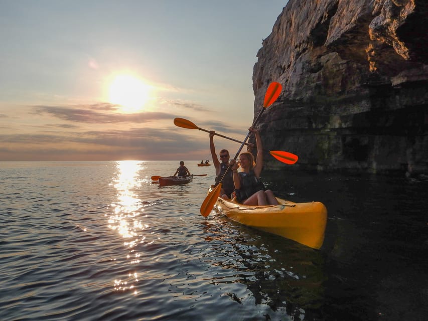 Pula: 3-hrs Kayak, Cliffs & Snorkeling Small Group Adventure - Choosing your cliff jump