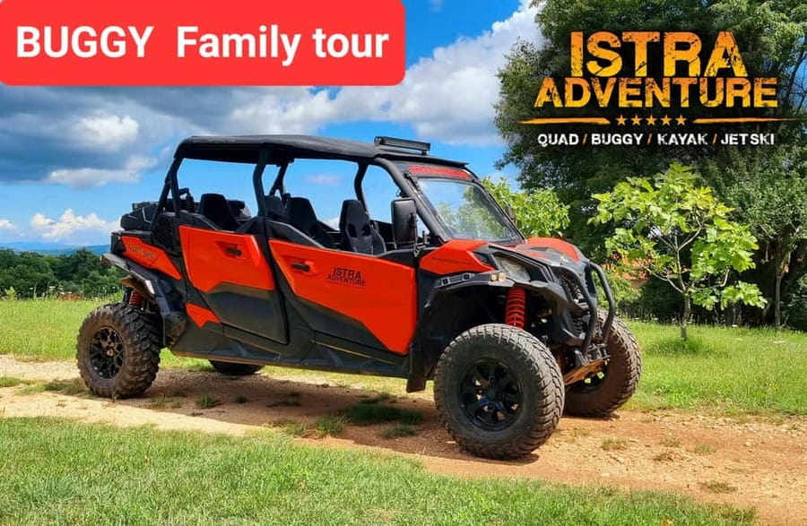 PULA AND ROVINJ: BUGGY FAMILY SAFARI 1, 2 & 4 H - What the four-seat buggy changes