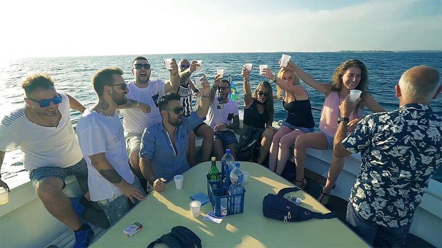 Pula: Brijuni National Park Dolphin Watching Tour w/Dinner - Sunset over the Brijuni coast