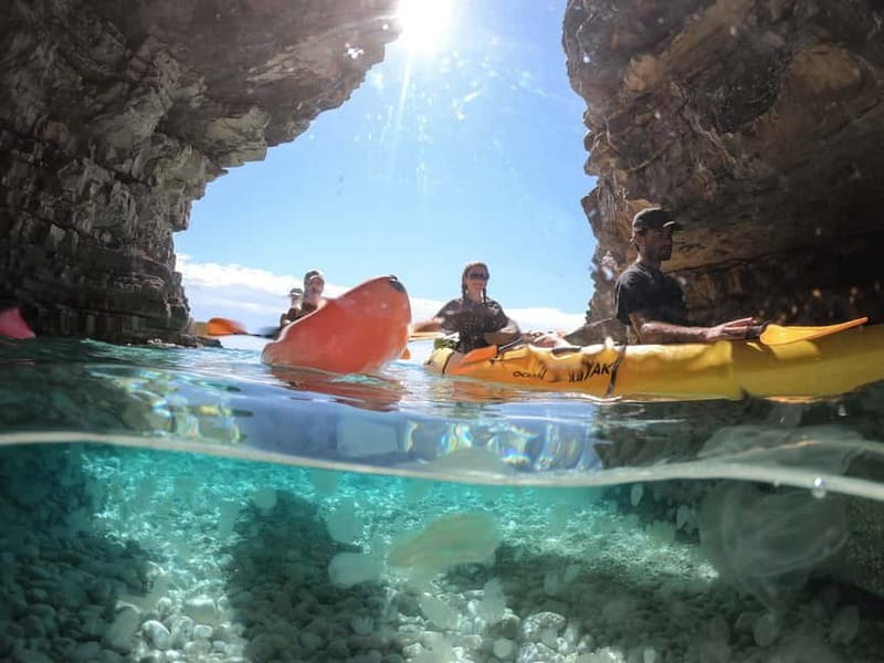 Pula: Cave Kayak, Snorkeling, Cliff Jumping All-in-one Tour - Paddling from Premantura along Cape Kamenjak