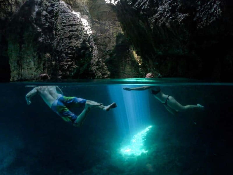 Pula: Cave Kayak, Snorkeling, Cliff Jumping All-in-one Tour - Optional cliff jumps up to 15 meters