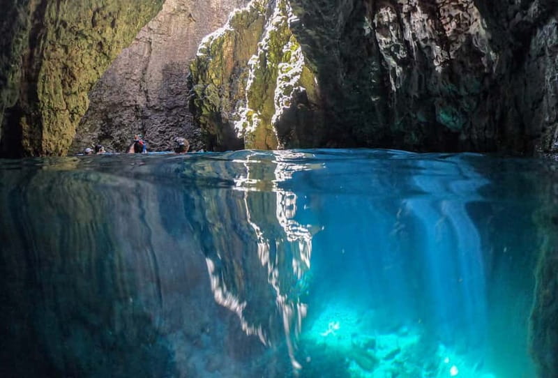 Pula: Cave Kayak, Snorkeling, Cliff Jumping All-in-one Tour - GoPro photos, fruit, and useful extras