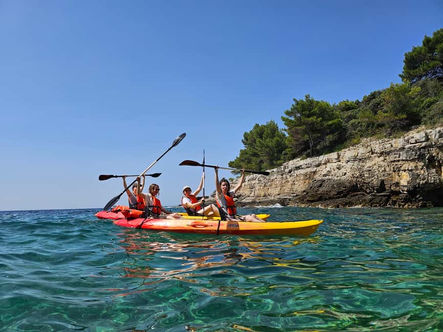 Pula: Cave Kayak Tour, Snorkeling and Island Jumping - A friendly guiding style