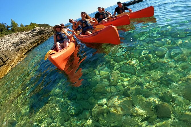 Pula:Kayak Tour-Cliff jumping,snorkeling&free GoPro pictures - What the three hours feel like