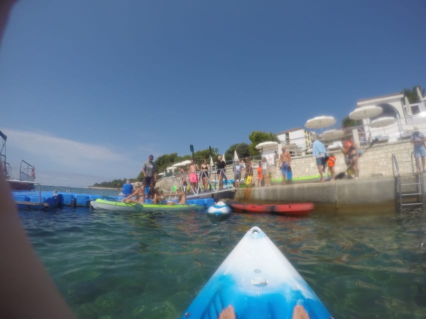 Pula: Kayaking and Snorkeling Self-Guided Tour - Family use, triple kayaks and the free SUP