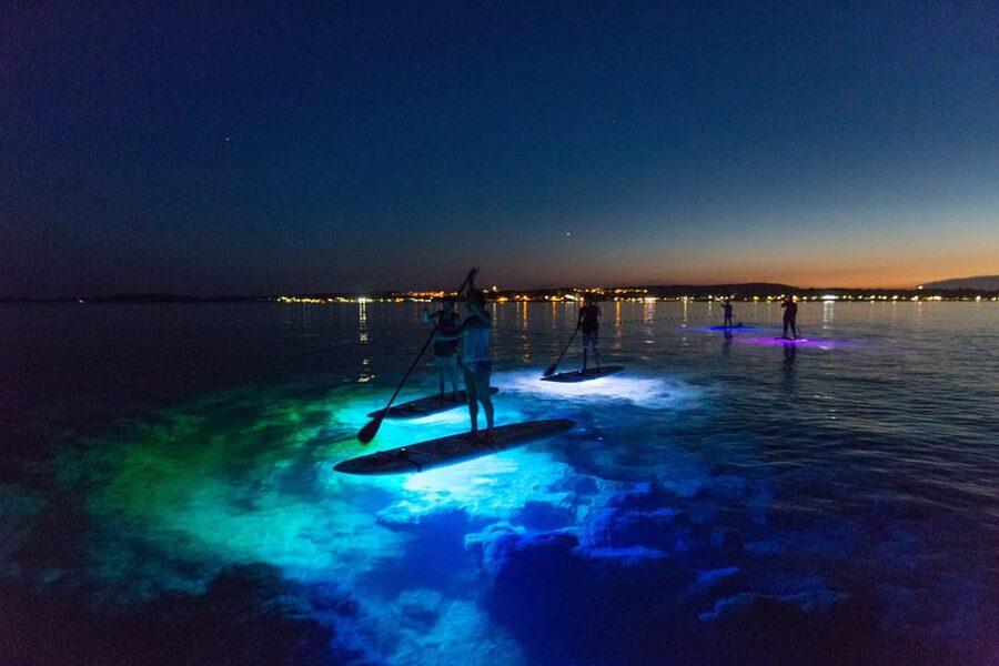 Pula: Night LED Stand-Up Paddle Board Tour - GoPro photos, video, and the value of the $67 price