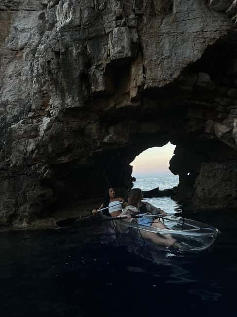 Pula: Sunset/Night Illuminated Transparent Kayak Tour - Transparent kayaks and underwater views