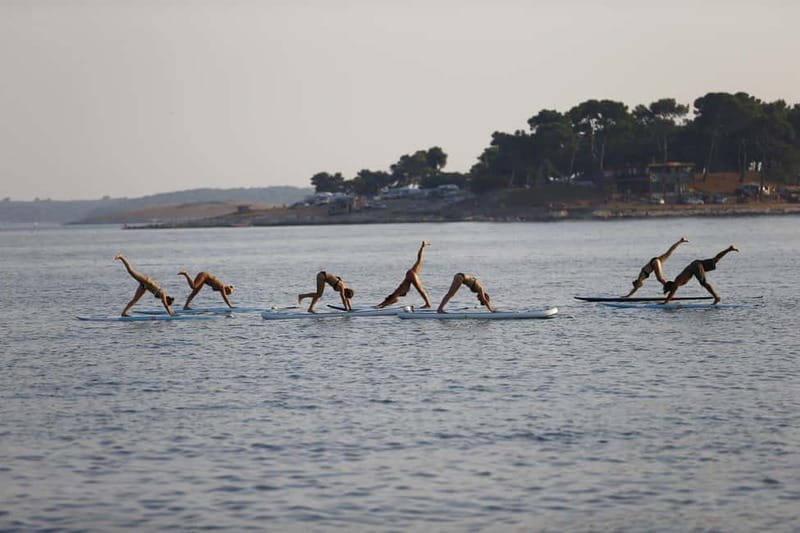 Pula: SUP Yoga Classes at Morning & Sunset - GoPro photos and what you should bring