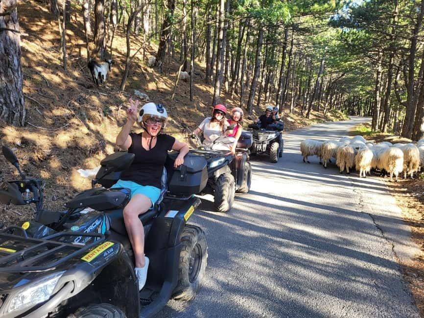 Quad tour to Biokovo Skywalk - From Makarska streets to Biokovo mountain roads