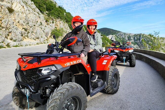 Quad Tour to skywalk biokovo Makarska by Amigos - The first viewpoint after 50 minutes