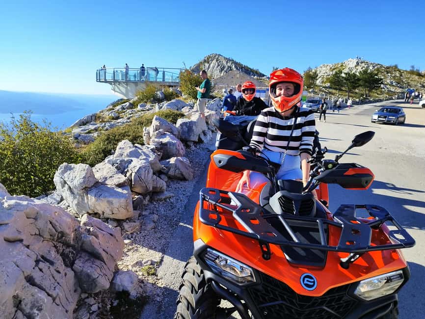 Quad Tour To Skywalk Biokovo With Skip the line Tickets - The return ride through Biokovo National Park