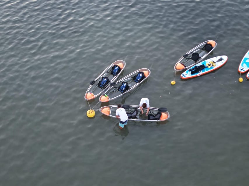 Rab: Night adventures illuminated transparent kayaks - What the transparent hull adds