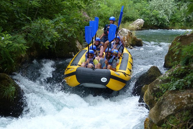 Rafting Experience in the Canyon of the River Cetina - Swimming in clear, cold water