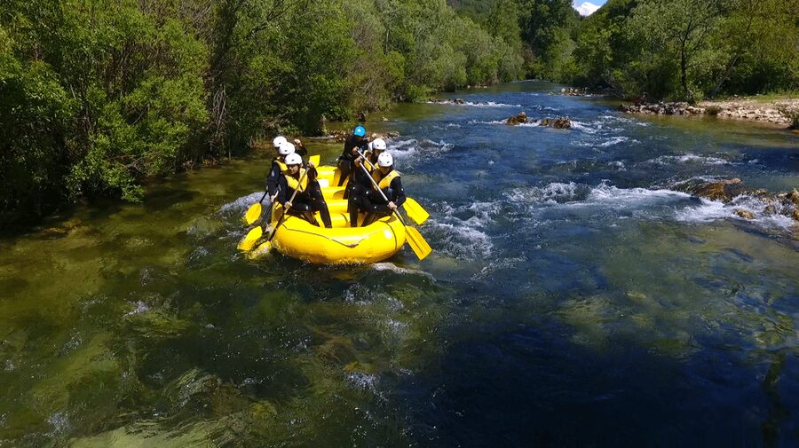 Rafting on the Cetina river - What to pack for a comfortable rafting day