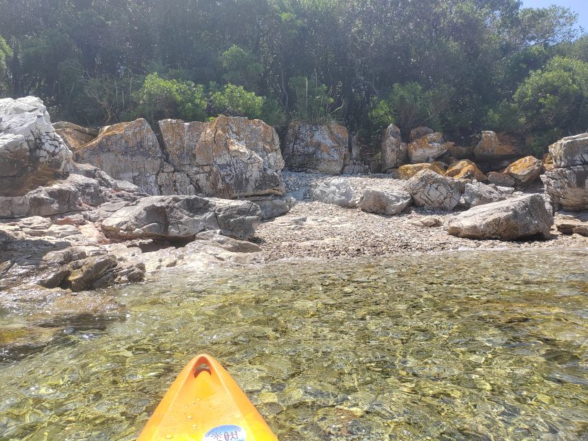 Rovinj: Golden Cape Desert Islands Kayak & Snorkeling Tour - Sveti Ivan and the lighthouse view
