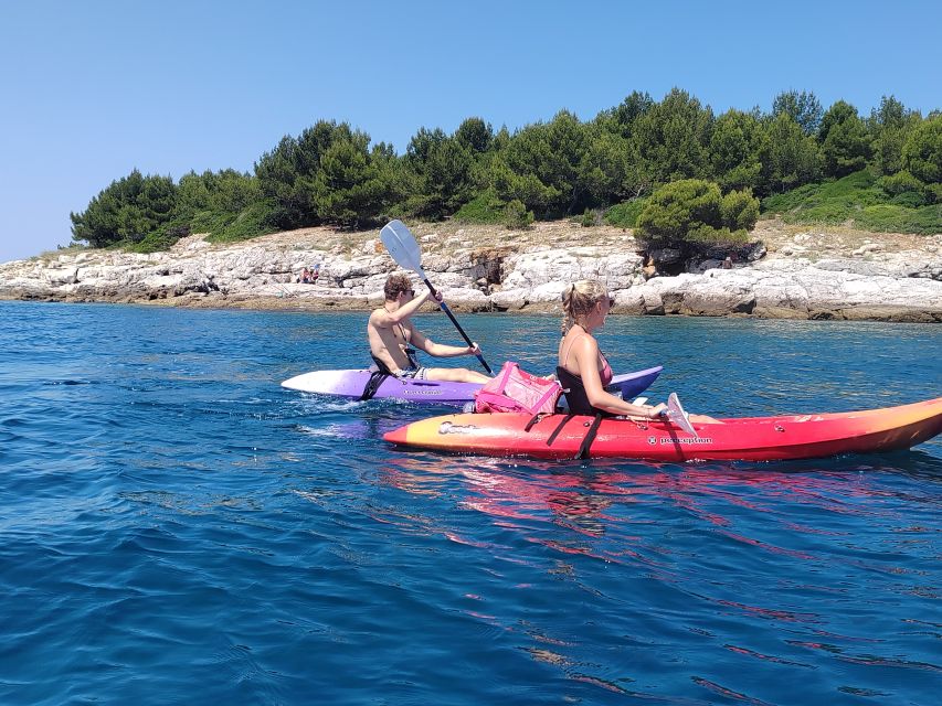Rovinj: Golden Cape Desert Islands Kayak & Snorkeling Tour - Who should book this Rovinj kayak tour?