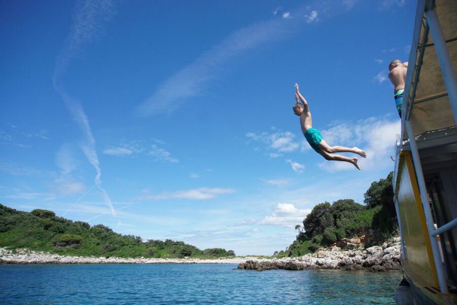 Rovinj Islands Boat Tour with Swimming - Setting out from Rovinj’s northern port