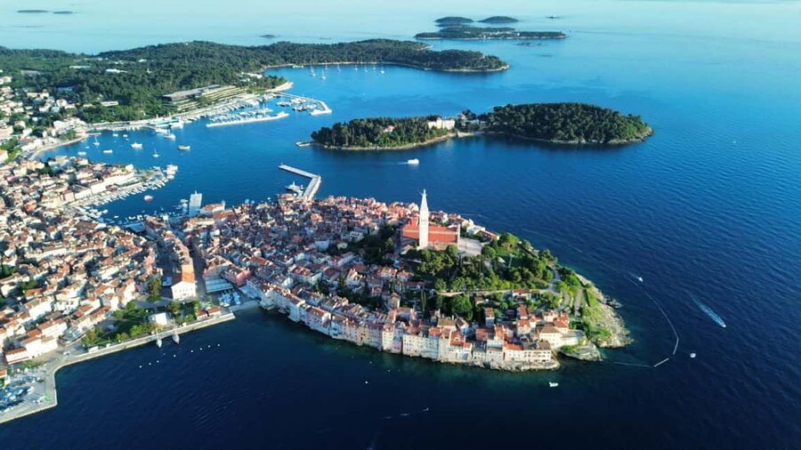 Rovinj: Red Island and Pirate Cave speedboat tour - Pirate Cave in Lim Fjord