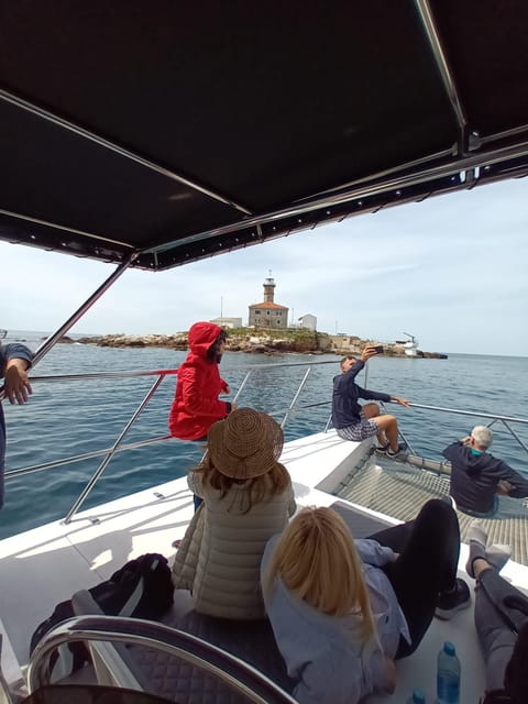 Rovinj: Sunset & dolphin group tours with Catamaran - The dolphin search at sunset