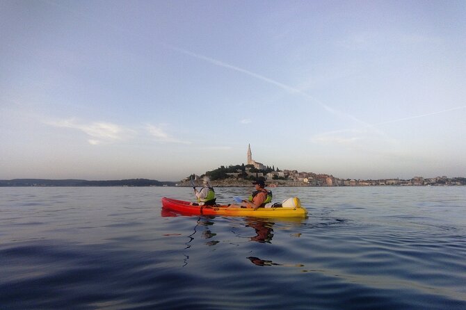 Rovinj Sunset kayaking tour - Across the Adriatic to Figarola