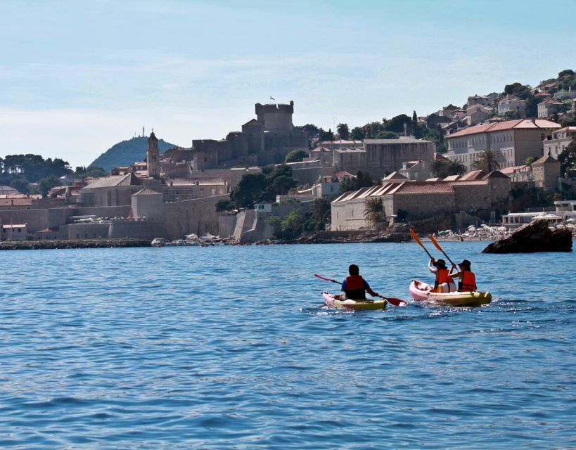 Sea Kayaking - Returning beside Dubrovnik’s city walls