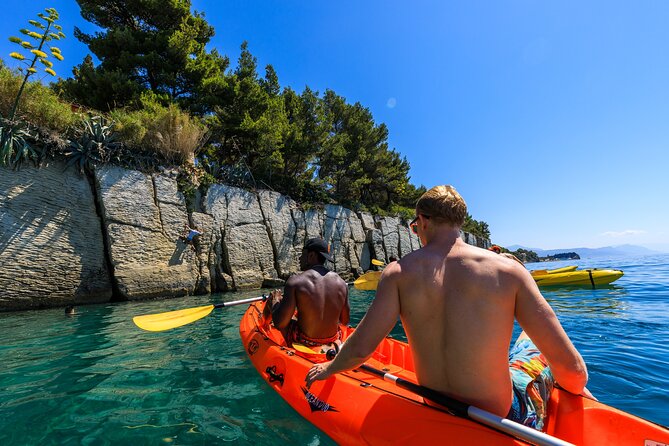 Sea Kayaking tour in Split - A sea-level view of Marjan Hill