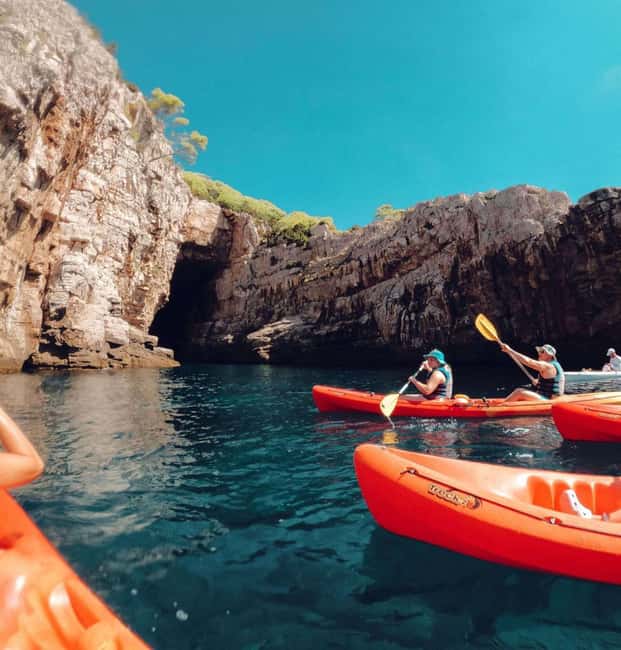 Sea Kayaking - Paddling toward Lokrum Island