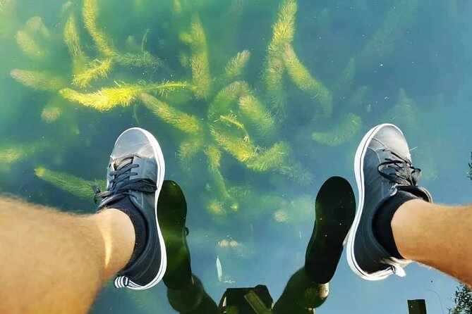 See through kayaks on Gacka river - The shade issue is real