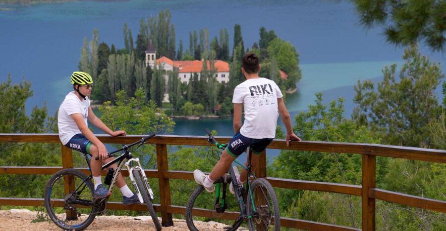 Skradin: Krka National Park E-Bike Adventure & Viewing Point - Zurica Hill delivers the first big view