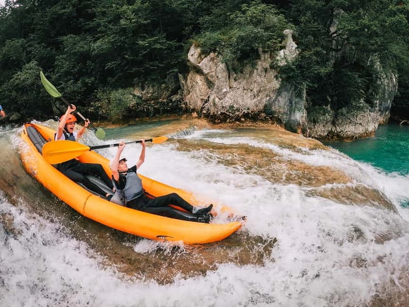 Slunj: River and Waterfalls Kayaking on Mrežnica river - Starting at Primišlje, where the river turns active