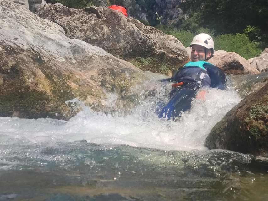 Small Group Canyoning with proffesional guide - From Omiš to Zadvarje in 30 minutes