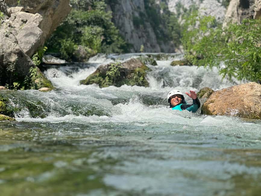 Small Group Canyoning with proffesional guide - A 10-minute walk into the Cetina canyon