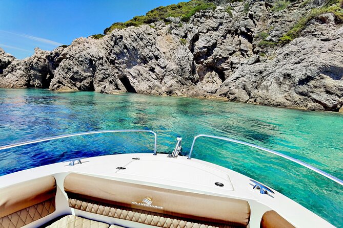 Speedboat Atlantic Marine 750, 4 or 8 hours - Koločep’s blue cave and high coastal cliffs