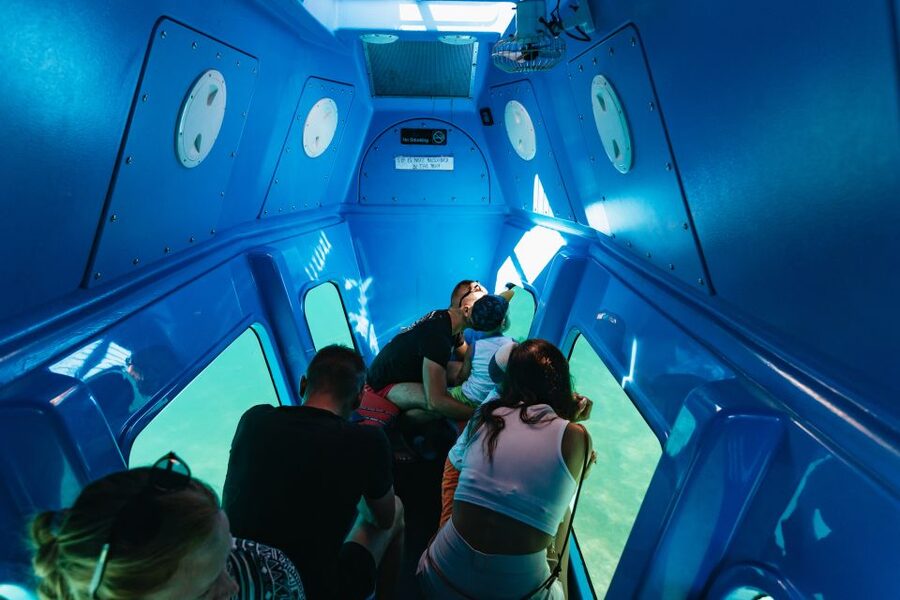 Split: 45-minute Semi-Submersible Submarine Trip - Switching From Underwater Views to the Open Deck