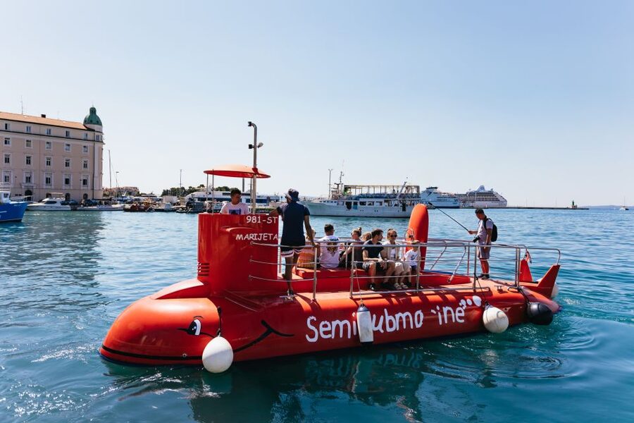 Split: 45-minute Semi-Submersible Submarine Trip - Day Trips and Night Trips With Underwater Lights