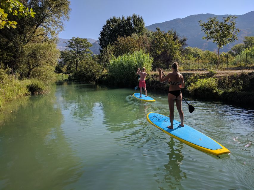 Split: Adriatic Sea and River Stand-Up Paddleboard Tour - Returning along Stobreč’s white rocks