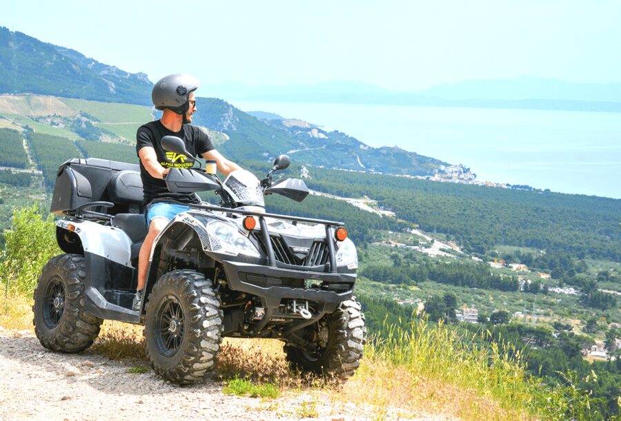 Split: ATV Quad Tour with Waterfall Swimming with Picnic - Village roads and a local food stop