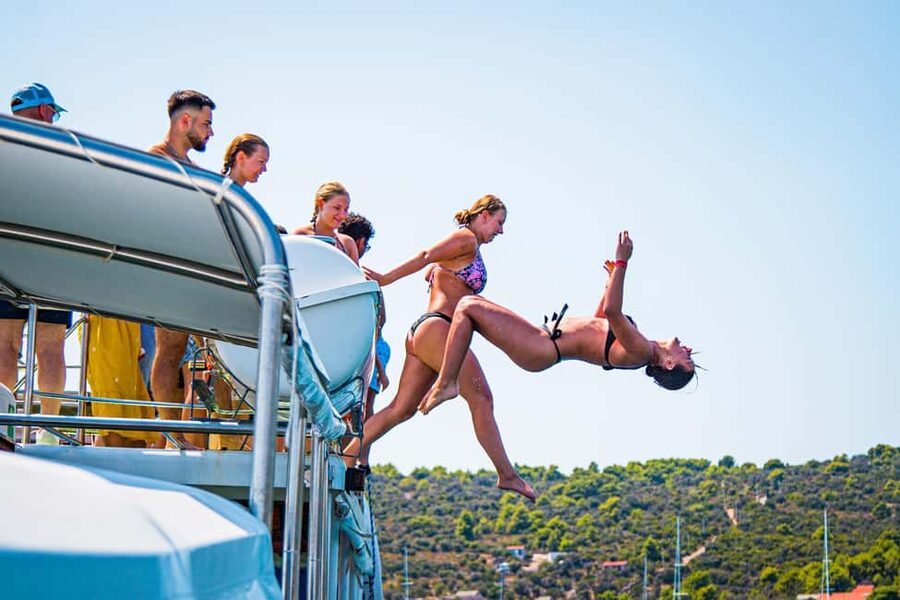 Split: Blue Lagoon, 3Islands, Boat Trip, Mediterranean lunch - The Blue Lagoon near Drvenik