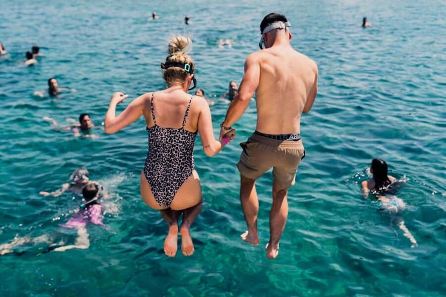 Split: Blue Lagoon and 3 Islands Speedboat Tour - Blue Lagoon: the main swimming stop