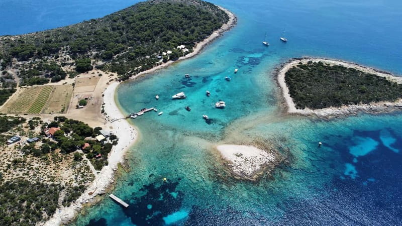 Split: Boat Tour to Blue Cave, Vis, Blue Lagoon, Hvar, Brač - Budikovac Blue Lagoon for swimming and snorkeling