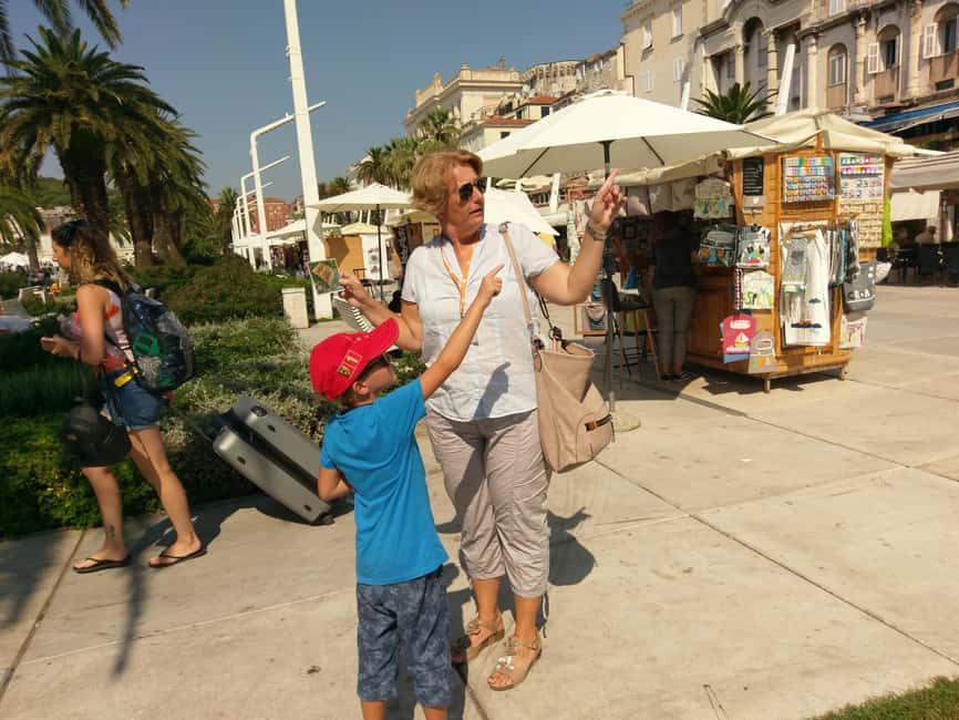 Split: city center private walking tour 2 h - Key points at a glance