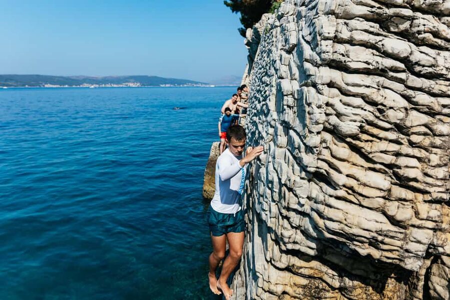 Split: Cliff Jumping & Deep Water Solo Tour - Kasjuni Beach meeting point and what to bring