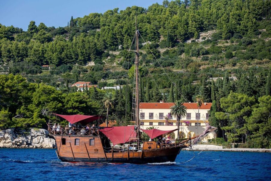 Split: Cruise on Columbo's Pirate Ship "Santa Maria" - The swimming and snorkeling stop