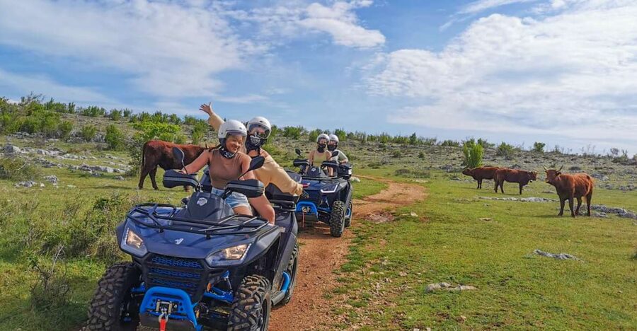 Split: Dalmatian Quad Tour with River Swimming & Picnic - From Split to the Dalmatian Hinterland