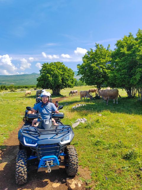 Split: Dalmatian Quad Tour with River Swimming & Picnic - The Cetina River Stop in Summer