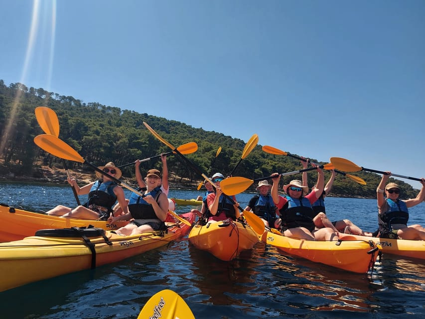 Split: Guided Sea Kayaking Tour with Snorkeling - The beach stop for swimming and snorkeling