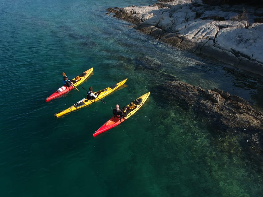 Split: Guided Sea Kayaking Tour with Snorkeling - Three hours along Marjan’s southern shore
