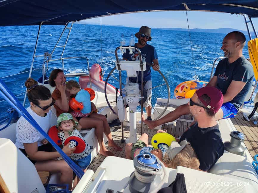 Split: Half Day Sailing Tour with Swim Stop, Snacks and Wine - The Swim Stop and Snorkeling Time